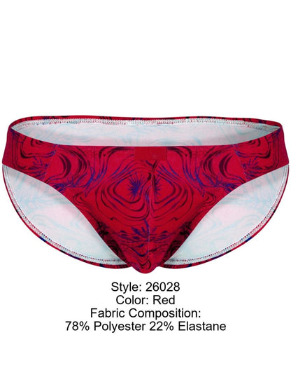Clever Moda Men's Underwear 26028 Helion Bikini Color Red