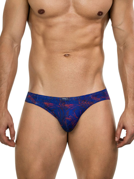 Clever Moda Men's Underwear 26029 Helion Bikini Color Blue