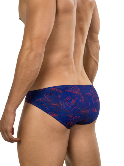 Clever Moda Men's Underwear 26029 Helion Bikini Color Blue