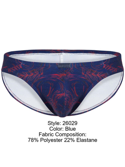 Clever Moda Men's Underwear 26029 Helion Bikini Color Blue
