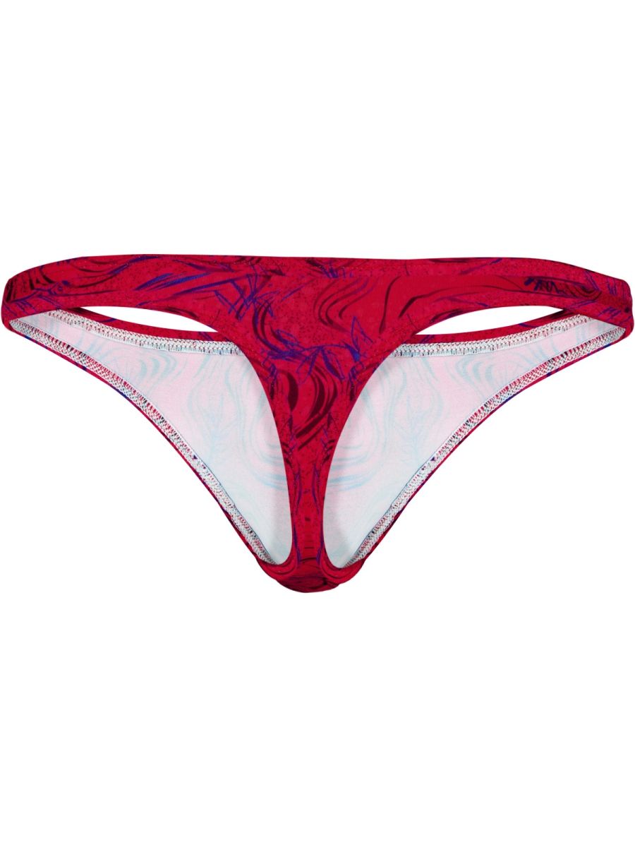 Clever Moda Men's Underwear 26030 Helion Thongs Color Red