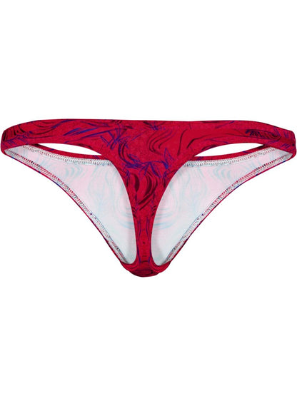 Clever Moda Men's Underwear 26030 Helion Thongs Color Red