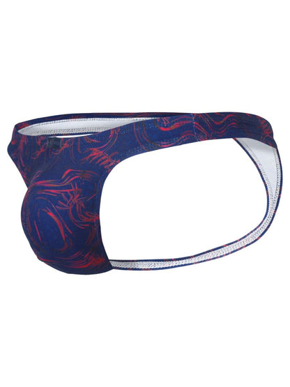 Clever Moda Men's Underwear 26031 Helion Thongs Color Blue