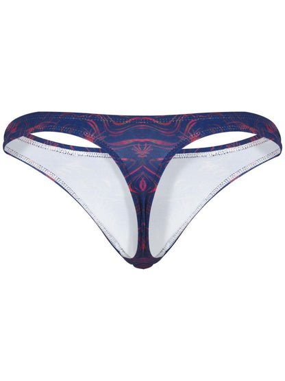 Clever Moda Men's Underwear 26031 Helion Thongs Color Blue