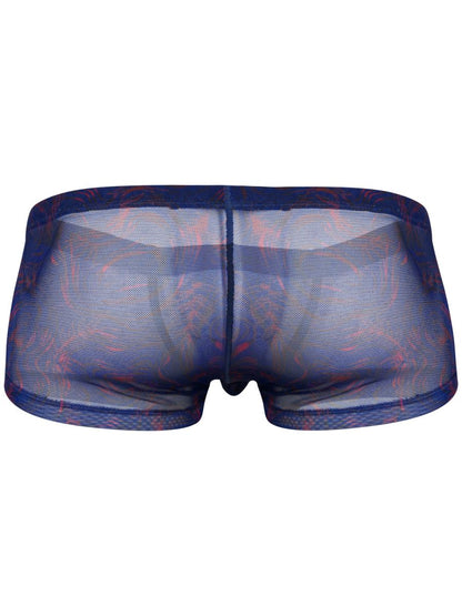 Clever Moda Men's Underwear 26033 Calipso Trunks Color Blue