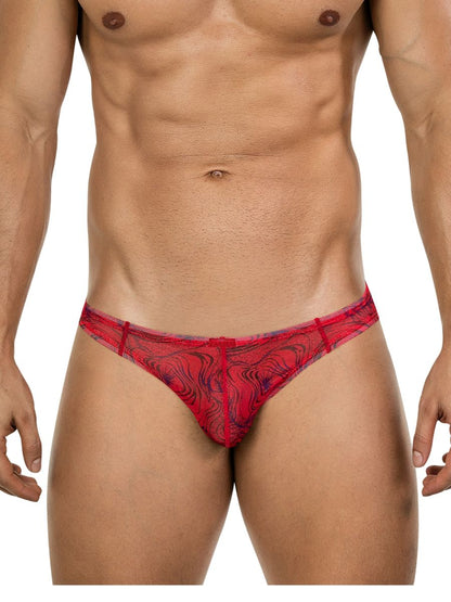 Clever Moda Men's Underwear 26034 Calipso Bikini Color Red