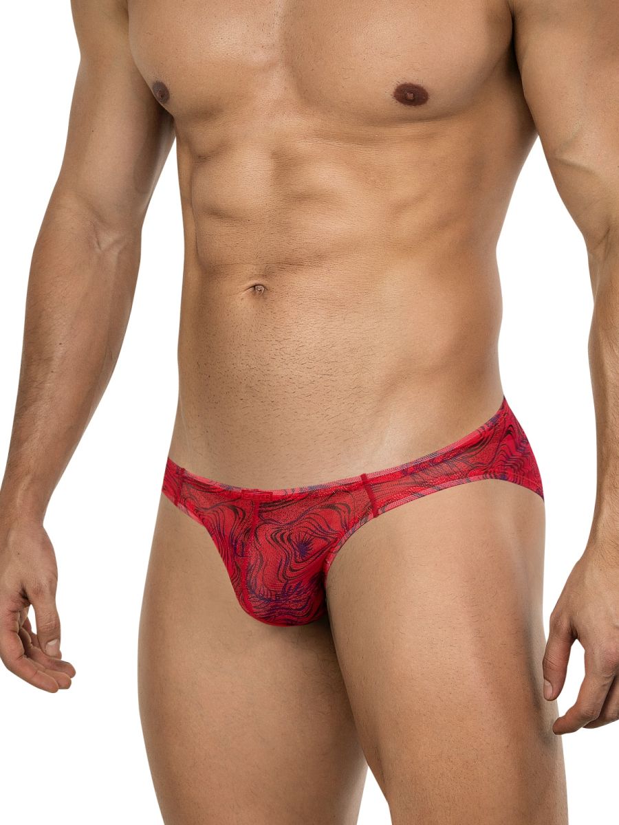 Clever Moda Men's Underwear 26034 Calipso Bikini Color Red