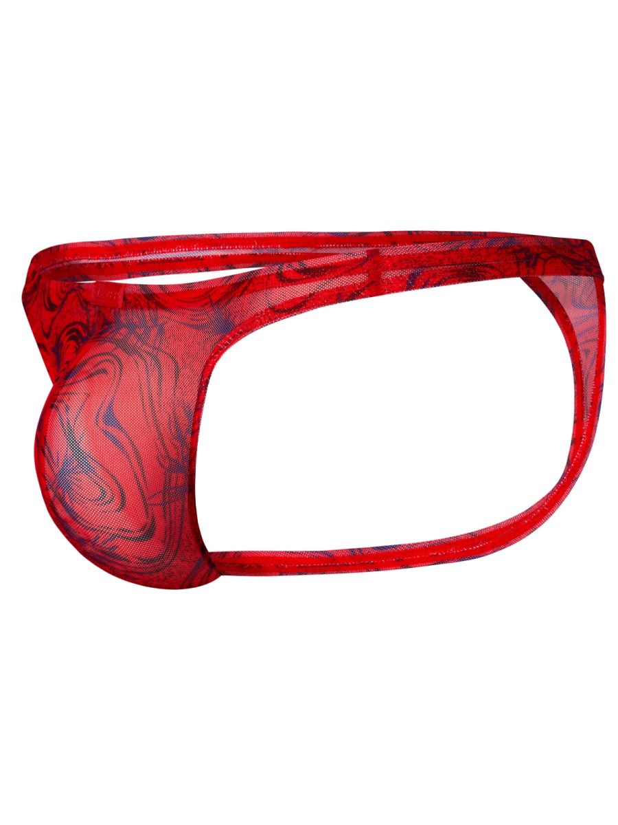 Clever Moda Men's Underwear 26036 Calipso Thongs Color Red
