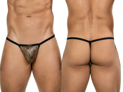 Clever Moda Men's Underwear 26046 Atlas G-String Color Gold