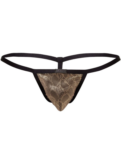 Clever Moda Men's Underwear 26046 Atlas G-String Color Gold