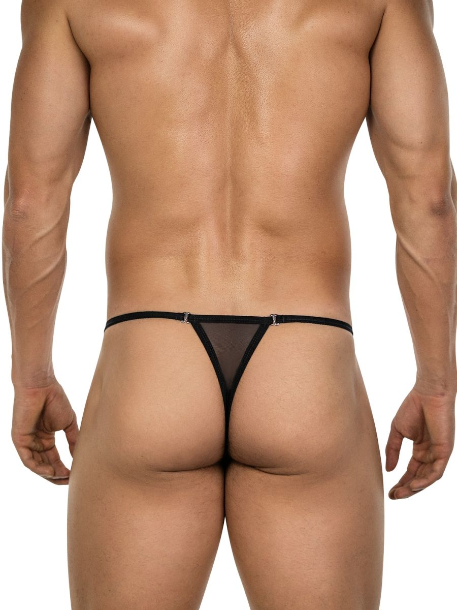Clever Moda Men's Underwear 26058 Eos Thongs Color Black