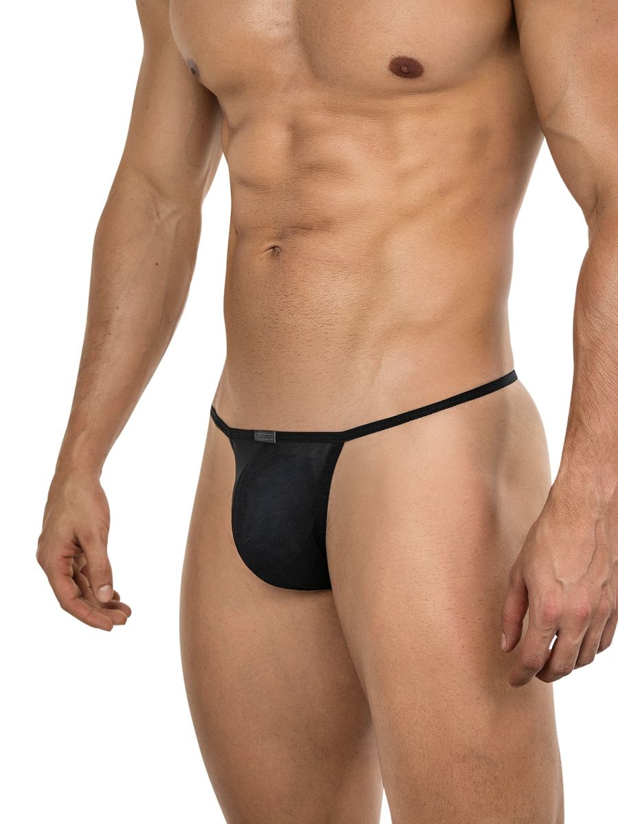 Clever Moda Men's Underwear 26058 Eos Thongs Color Black