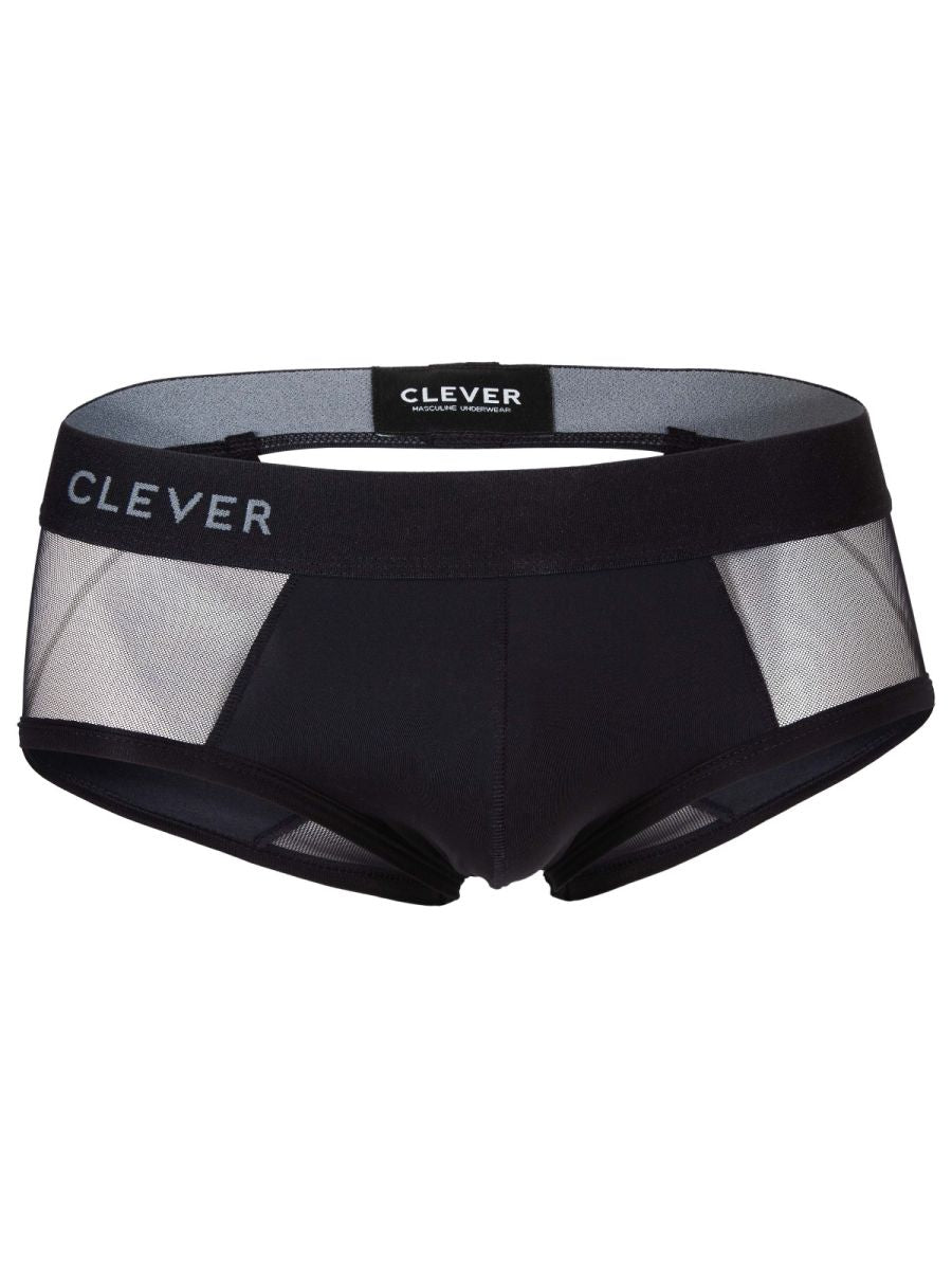Clever Moda Men's Underwear 26059 Tanatos Briefs in Bold Black