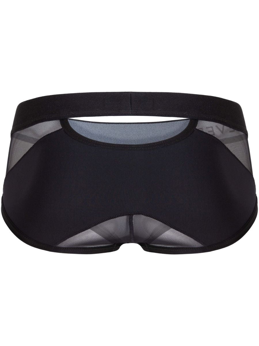 Clever Moda Men's Underwear 26059 Tanatos Briefs in Bold Black