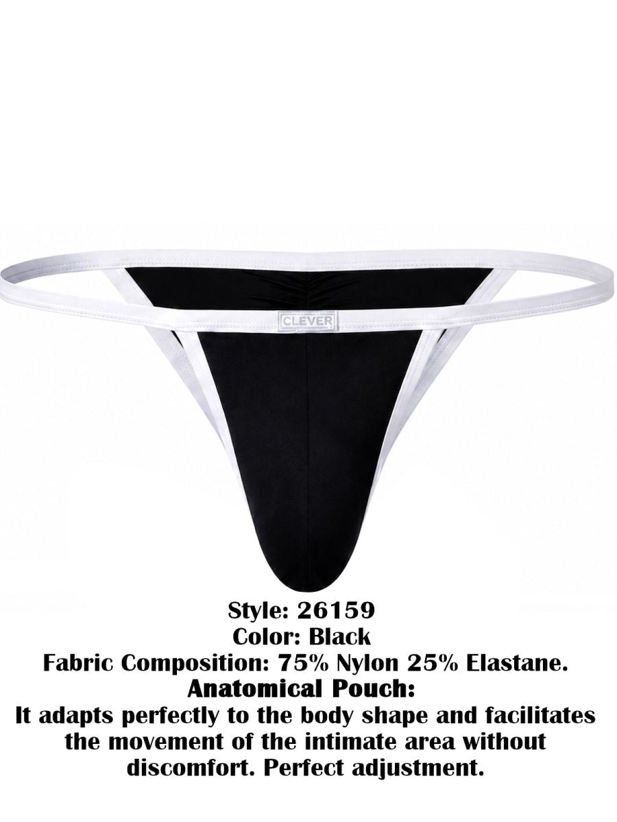 Clever Moda Boreas Briefs - Black