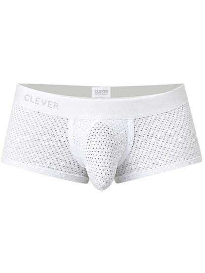 Clever Moda 26181 Men's Underwear Ulises Trunks Color White