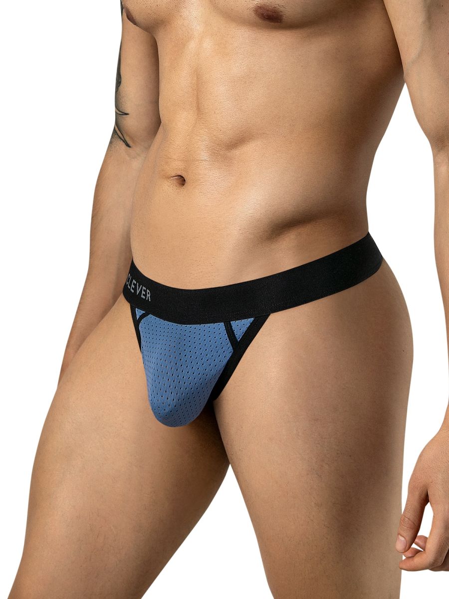 Ulises Sleek Steel Blue Thong - view 4