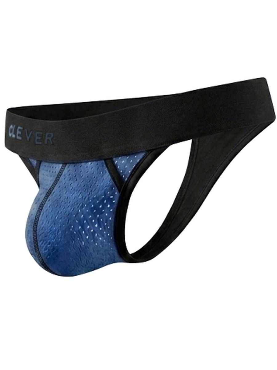 Ulises Sleek Steel Blue Thong - view 7
