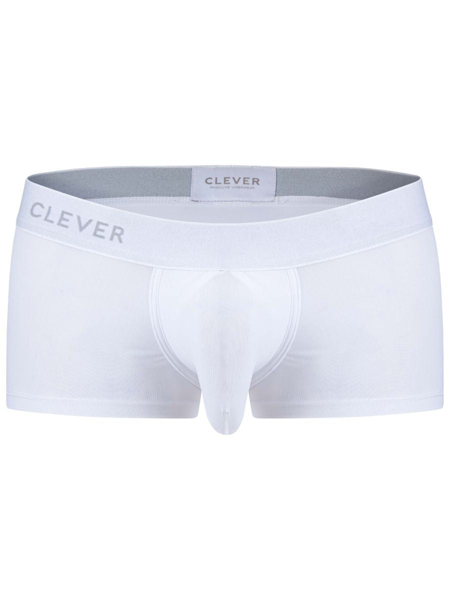 Clever 26207 Men's Underwear Mompox Trunks Sleek Ergonomic Fit Color White | MEN Trunks | CandyMan Fashion | OUTFAIR | OUTFAIR