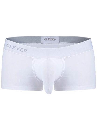 Clever 26207 Men's Underwear Mompox Trunks Sleek Ergonomic Fit Color White | MEN Trunks | CandyMan Fashion | OUTFAIR | OUTFAIR