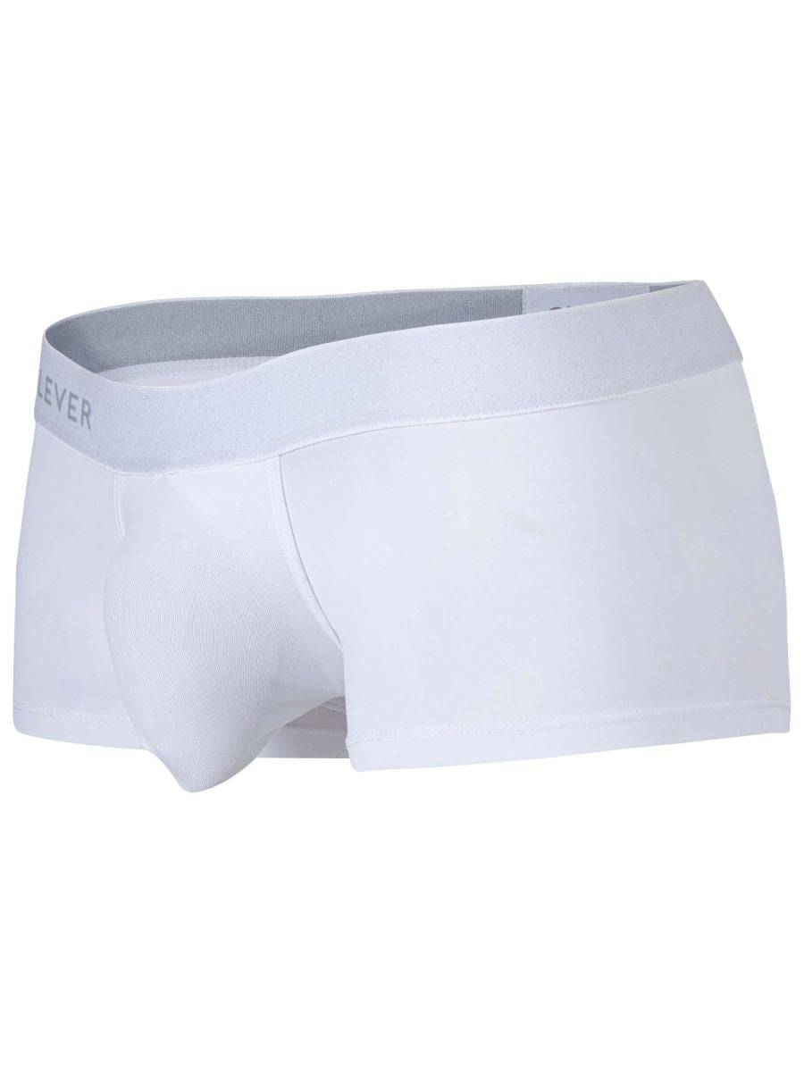 Clever 26207 Men's Underwear Mompox Trunks Sleek Ergonomic Fit Color White | MEN Trunks | CandyMan Fashion | OUTFAIR | OUTFAIR