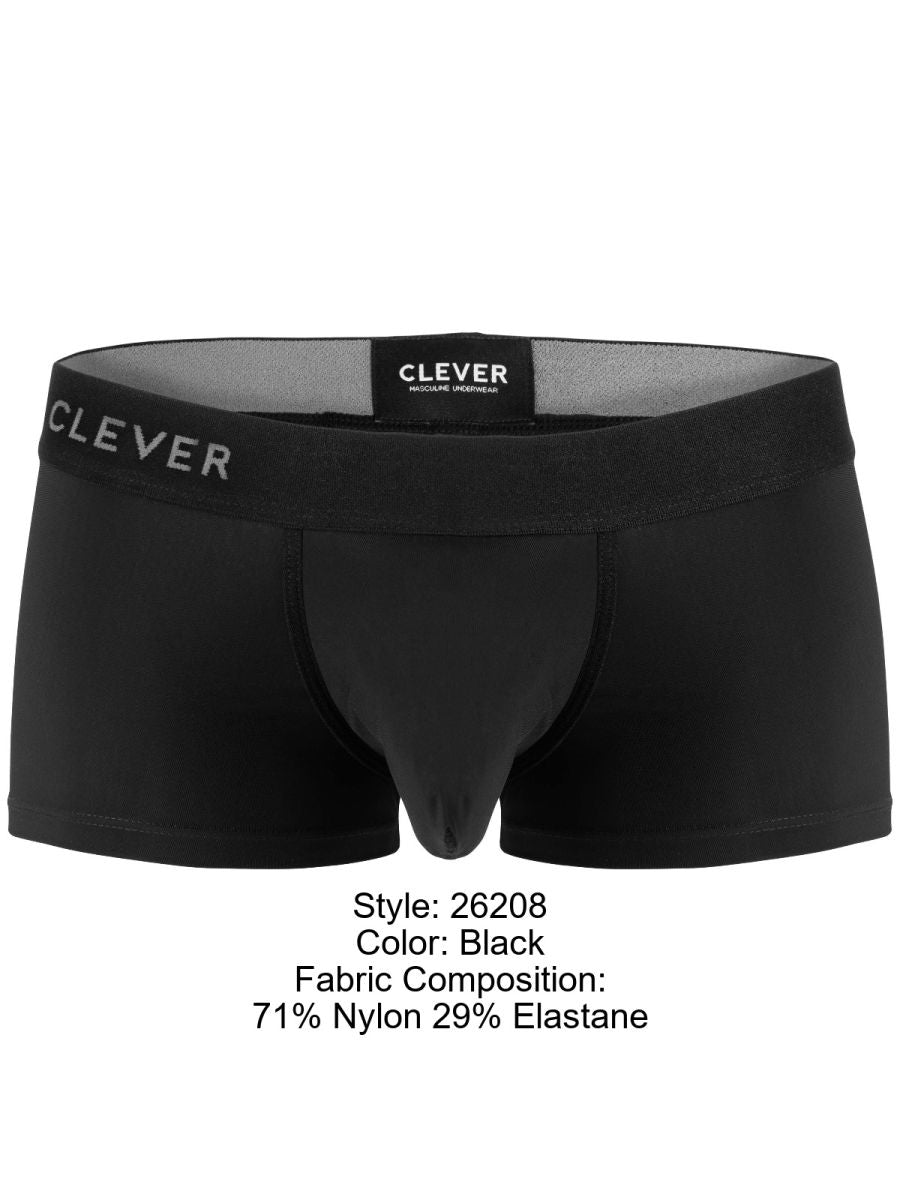 Clever 26208 Men's Underwear Mompox Trunks Color Black | MEN Trunks | CandyMan Fashion | OUTFAIR | OUTFAIR