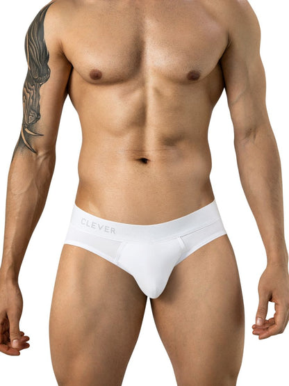 Clever 26209 Men's Underwear Salento Briefs for Everyday Comfort and Support Color White | MEN Briefs | CandyMan Fashion | OUTFAIR | OUTFAIR