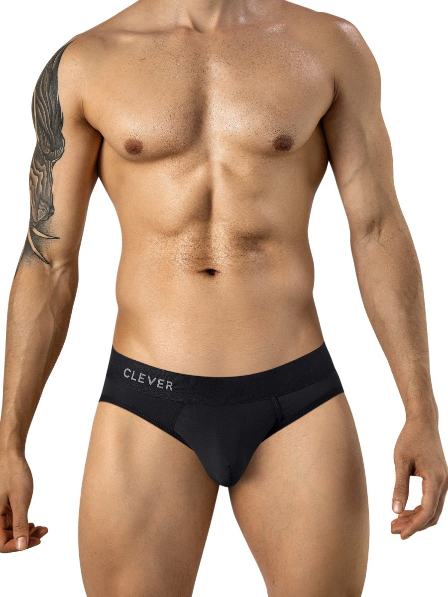 Clever 26210 Men's Underwear Salento Ergonomic Supportive Briefs Color Black