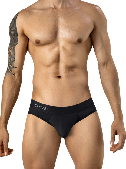Clever 26210 Men's Underwear Salento Ergonomic Supportive Briefs Color Black | MEN Briefs | CandyMan Fashion | OUTFAIR | OUTFAIR