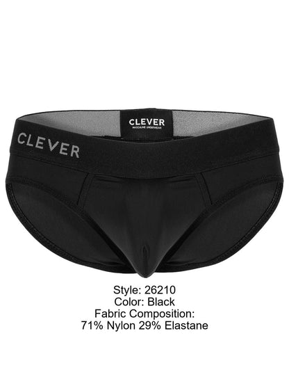 Clever 26210 Men's Underwear Salento Ergonomic Supportive Briefs Color Black | MEN Briefs | CandyMan Fashion | OUTFAIR | OUTFAIR