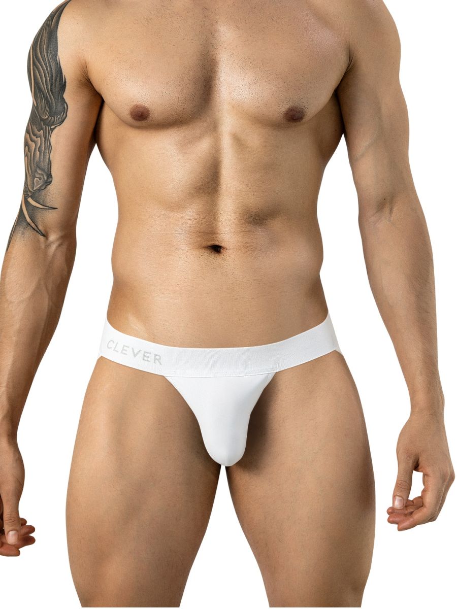 Clever 26213 Men's Underwear Giron Athletic Support Jockstrap Color White