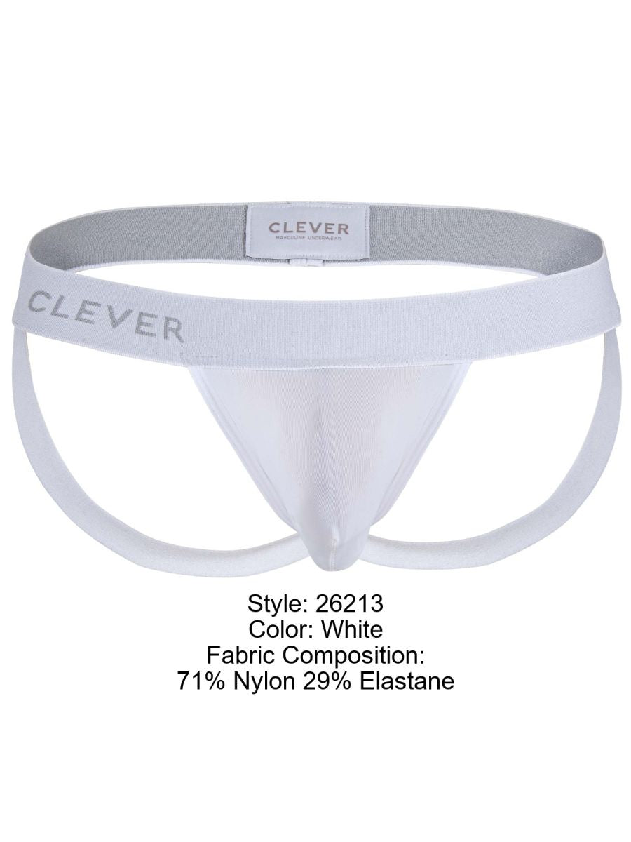Clever 26213 Men's Underwear Giron Athletic Support Jockstrap Color White | MEN Jockstrap | CandyMan Fashion | OUTFAIR | OUTFAIR