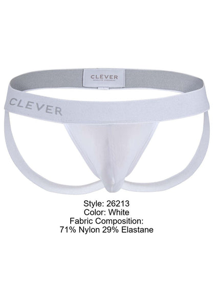 Clever 26213 Men's Underwear Giron Athletic Support Jockstrap Color White | MEN Jockstrap | CandyMan Fashion | OUTFAIR | OUTFAIR