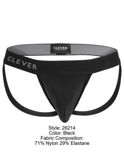 Clever 26214 Men's Underwear Giron Jockstrap Color Black | MEN Jockstrap | CandyMan Fashion | OUTFAIR | OUTFAIR