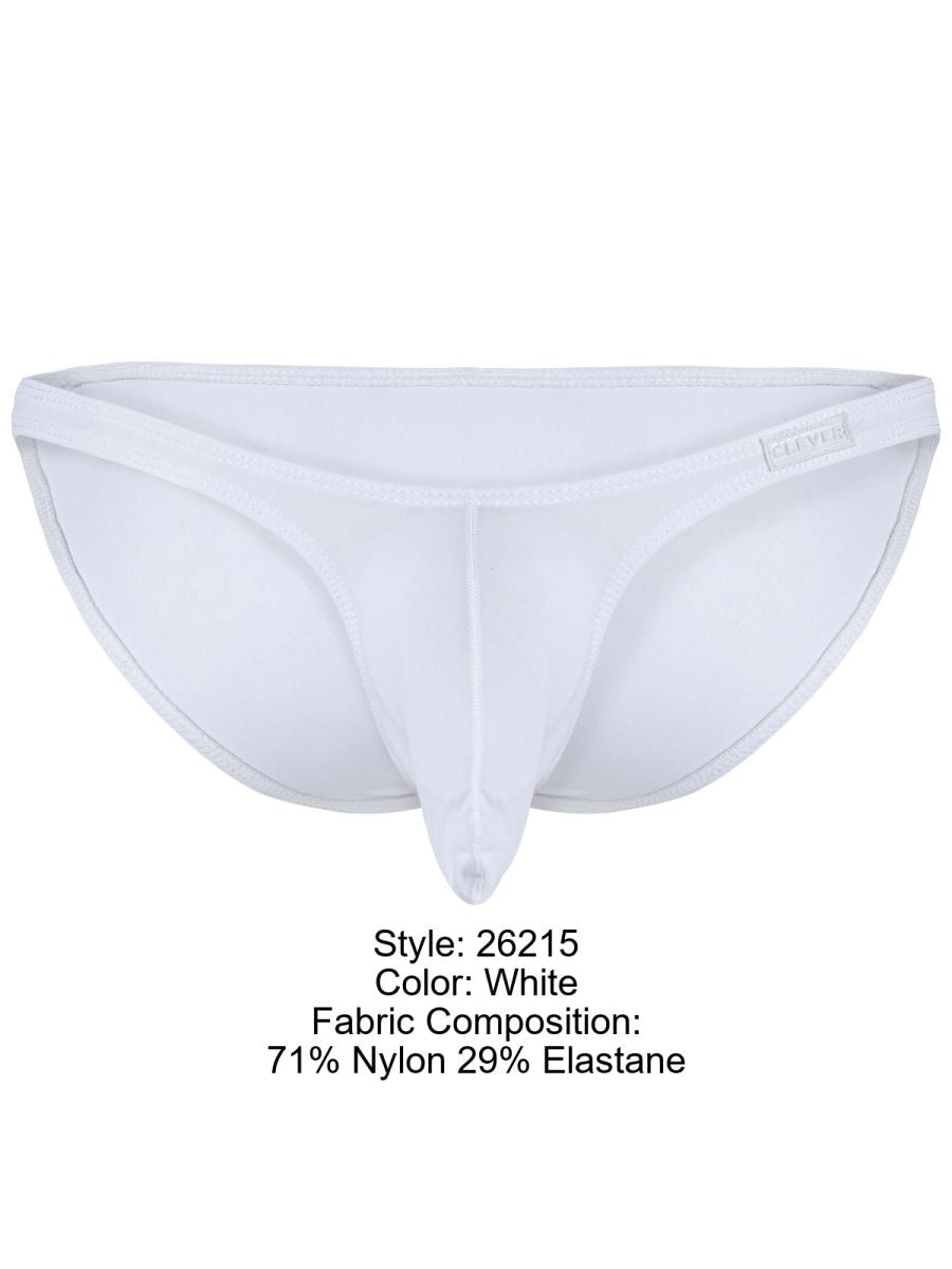 Clever 26215 Men's Underwear Cocuy Sleek Low Rise Briefs Color White | MEN Briefs | CandyMan Fashion | OUTFAIR | OUTFAIR