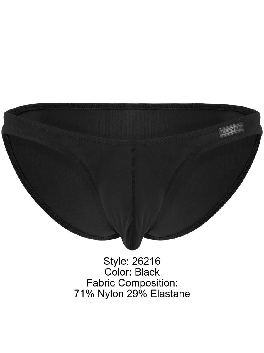 Clever 26216 Men's Underwear Cocuy Minimalist Low Rise Briefs Color Black | MEN Briefs | CandyMan Fashion | OUTFAIR | OUTFAIR