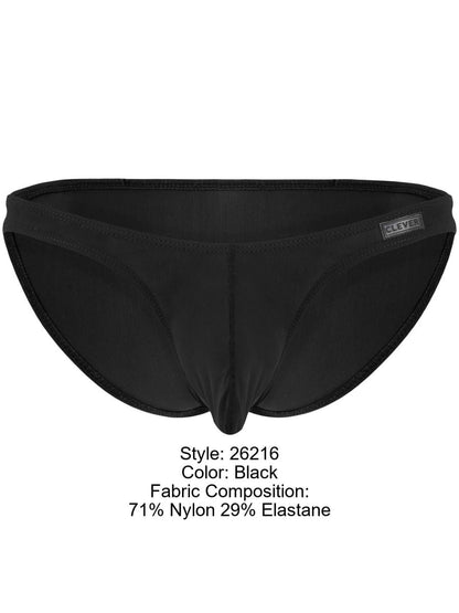 Clever 26216 Men's Underwear Cocuy Minimalist Low Rise Briefs Color Black | MEN Briefs | CandyMan Fashion | OUTFAIR | OUTFAIR