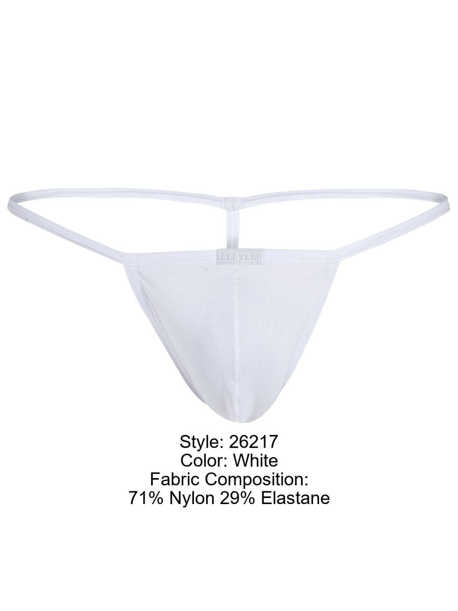 Clever 26217 Men's Underwear Filandia Thongs Color White | MEN Thongs | CandyMan Fashion | OUTFAIR | OUTFAIR