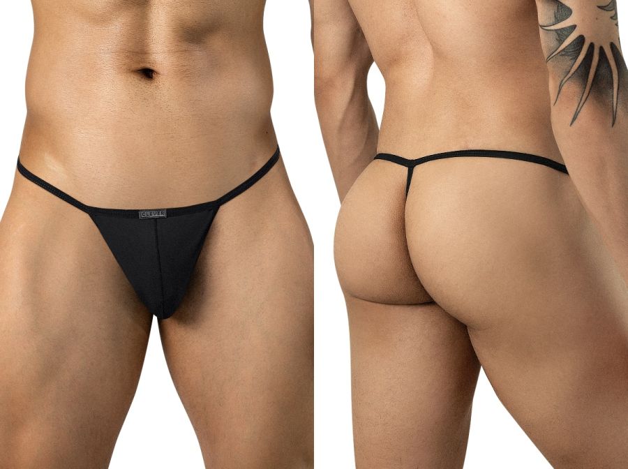 Clever 26218 Men's Underwear Filandia Minimalist Micro Thongs Color Black | MEN Thongs | CandyMan Fashion | OUTFAIR | OUTFAIR