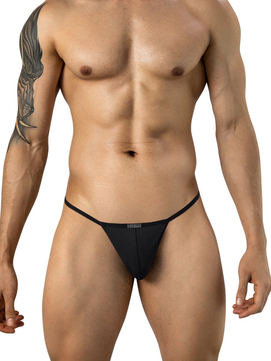 Clever 26218 Men's Underwear Filandia Minimalist Micro Thongs Color Black