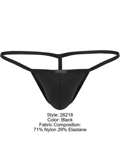 Clever 26218 Men's Underwear Filandia Minimalist Micro Thongs Color Black | MEN Thongs | CandyMan Fashion | OUTFAIR | OUTFAIR