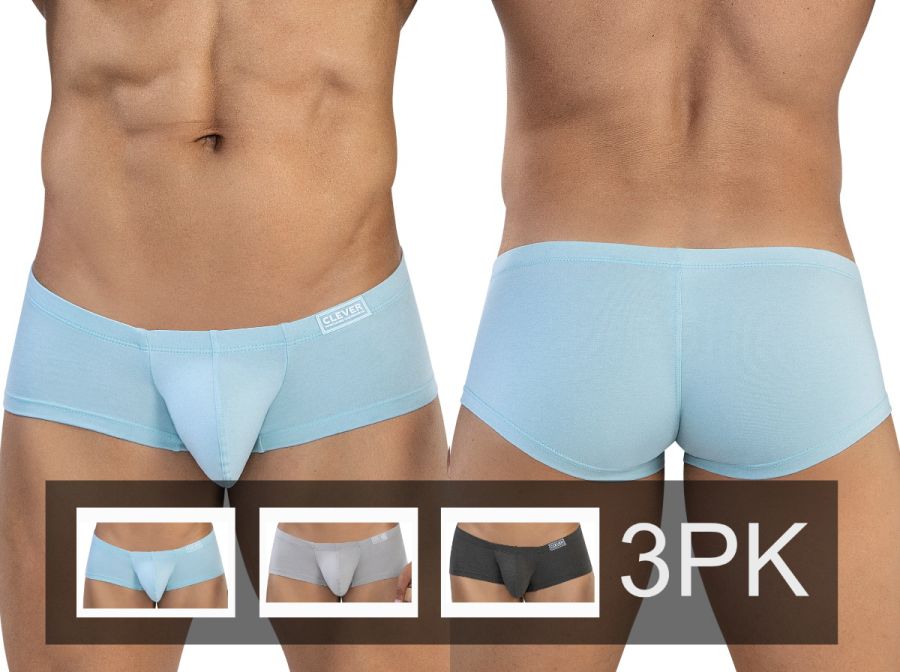 Clever 26226 Men's Underwear 3PK Australian Latin Trunks Color Multi-colored | MEN Trunks | CandyMan Fashion | OUTFAIR | OUTFAIR