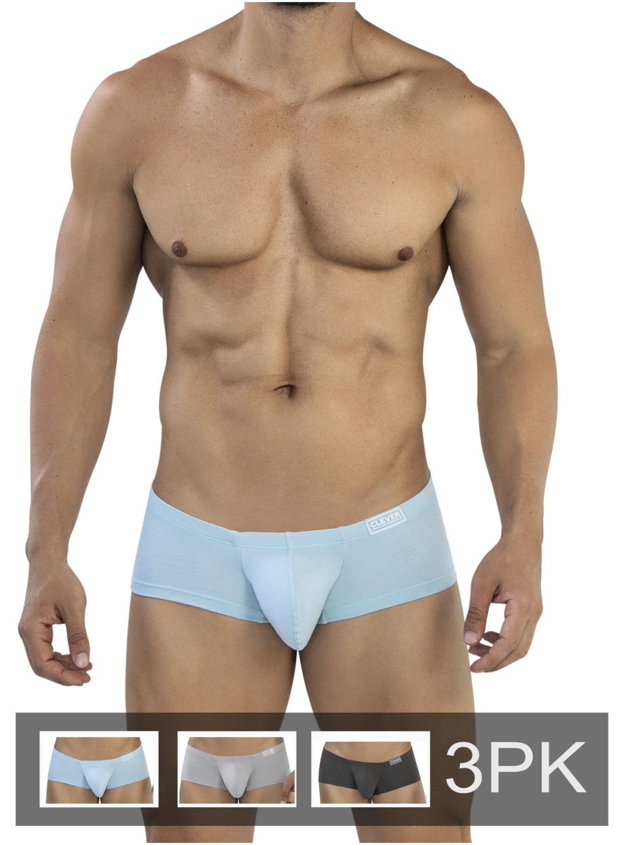 Clever 26226 Men's Underwear 3PK Australian Latin Trunks Color Multi-colored | MEN Trunks | CandyMan Fashion | OUTFAIR | OUTFAIR