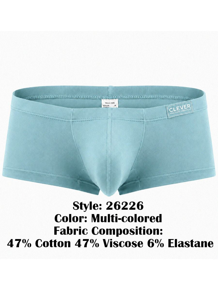 Clever 26226 Men's Underwear 3PK Australian Latin Trunks Color Multi-colored | MEN Trunks | CandyMan Fashion | OUTFAIR | OUTFAIR