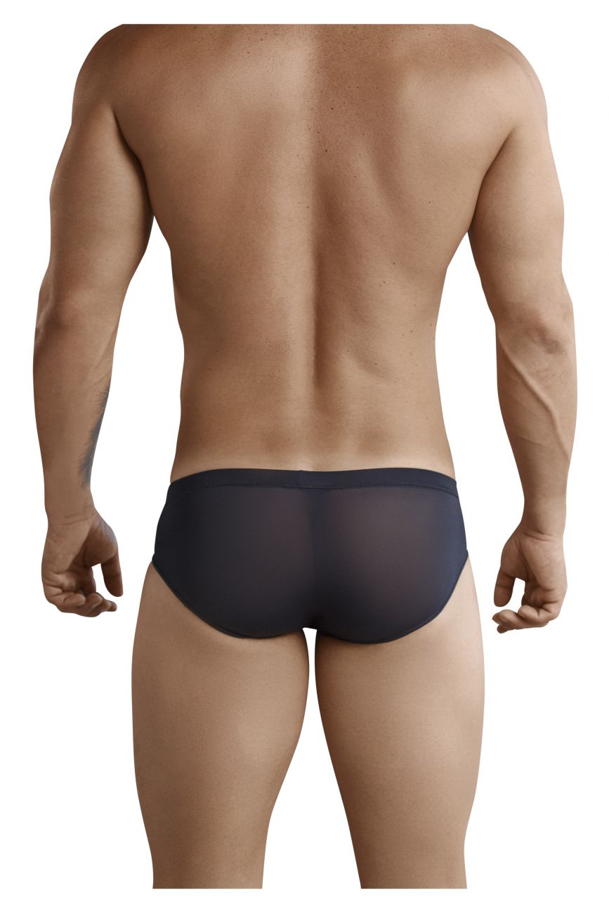 Clever Moda Men's Underwear 5373 Australian Latin Briefs Color Black