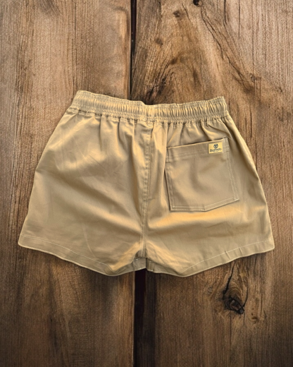 Khaki Drill Shorts 2.5 Inch | MEN SHORTS | BATTYSTA | OUTFAIR | OUTFAIR
