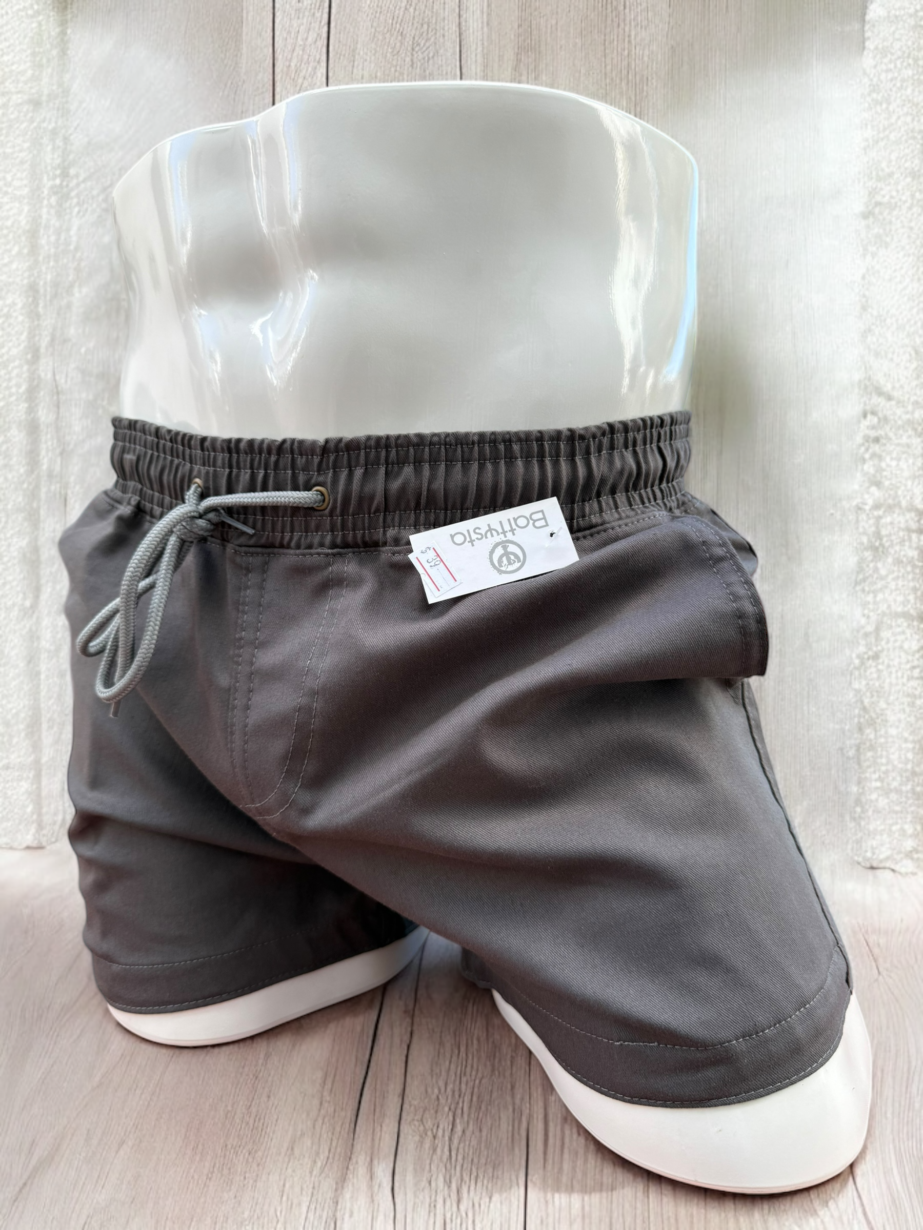 Grey Drill Shorts 2.5 Inches | MEN SHORTS | BATTYSTA | OUTFAIR | OUTFAIR