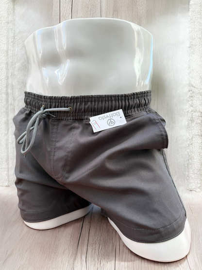 Grey Drill Shorts 2.5 Inches | MEN SHORTS | BATTYSTA | OUTFAIR | OUTFAIR