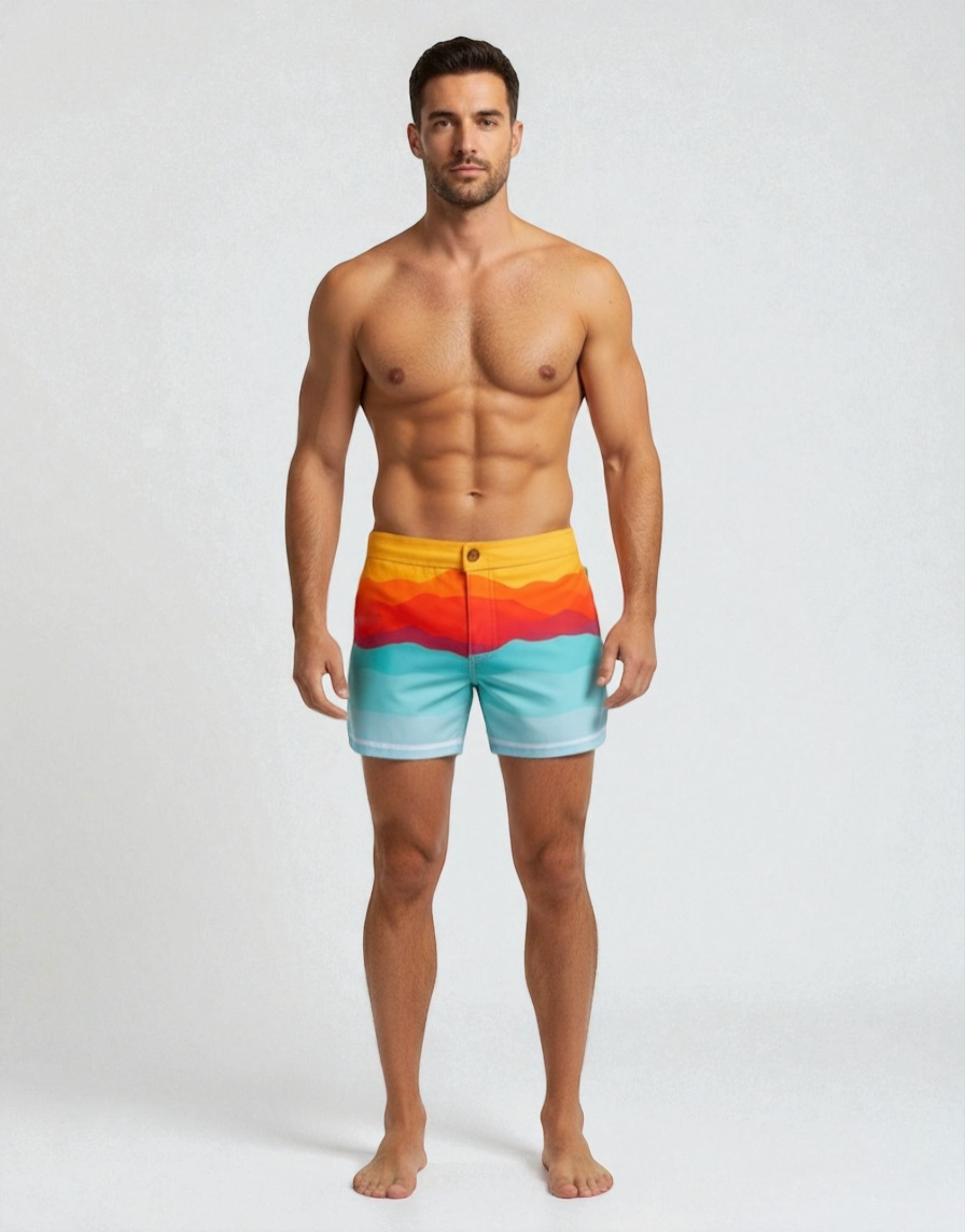 SUNSET IN COSTA BRAVA SHORTS | MEN SHORTS | KBAYO | OUTFAIR | OUTFAIR