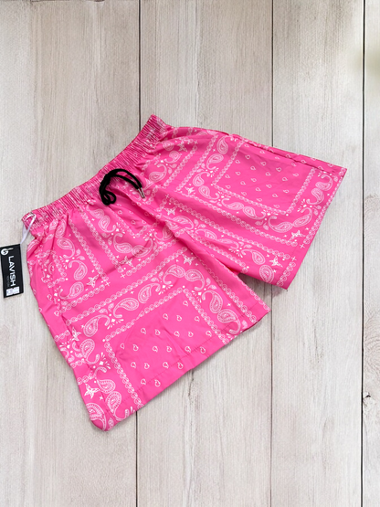 Pink Paisley Shorts | MEN SHORTS | LAVISH NY | OUTFAIR | OUTFAIR